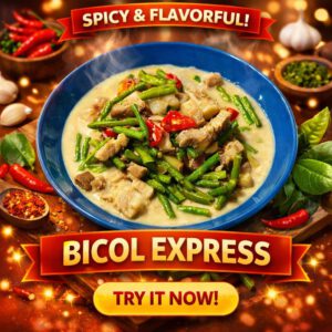 Bicol express with String Beans
