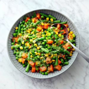 Mixed Vegetables in Garlic Butter